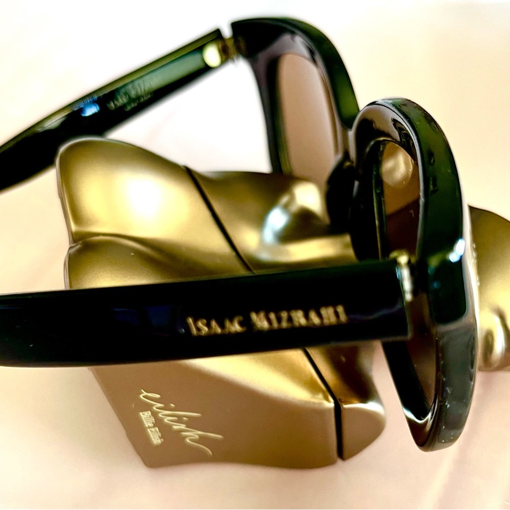 Isaac Mizrahi Olive Green Sunglasses
